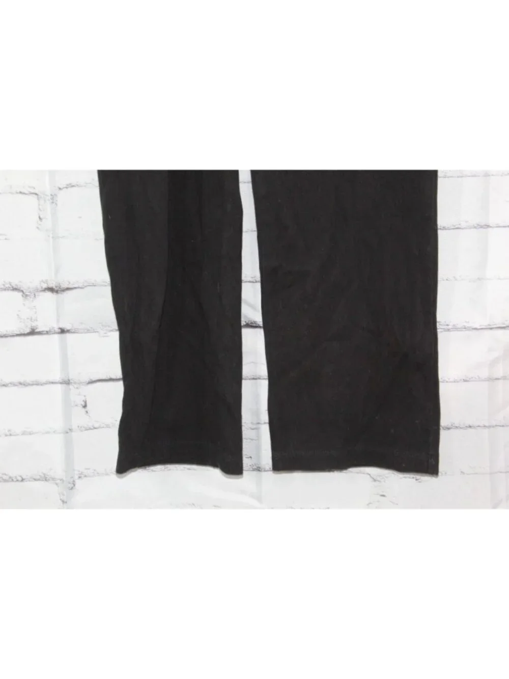 LL Bean Perfect Fit Pants Denim Straight Leg Black Size Medium